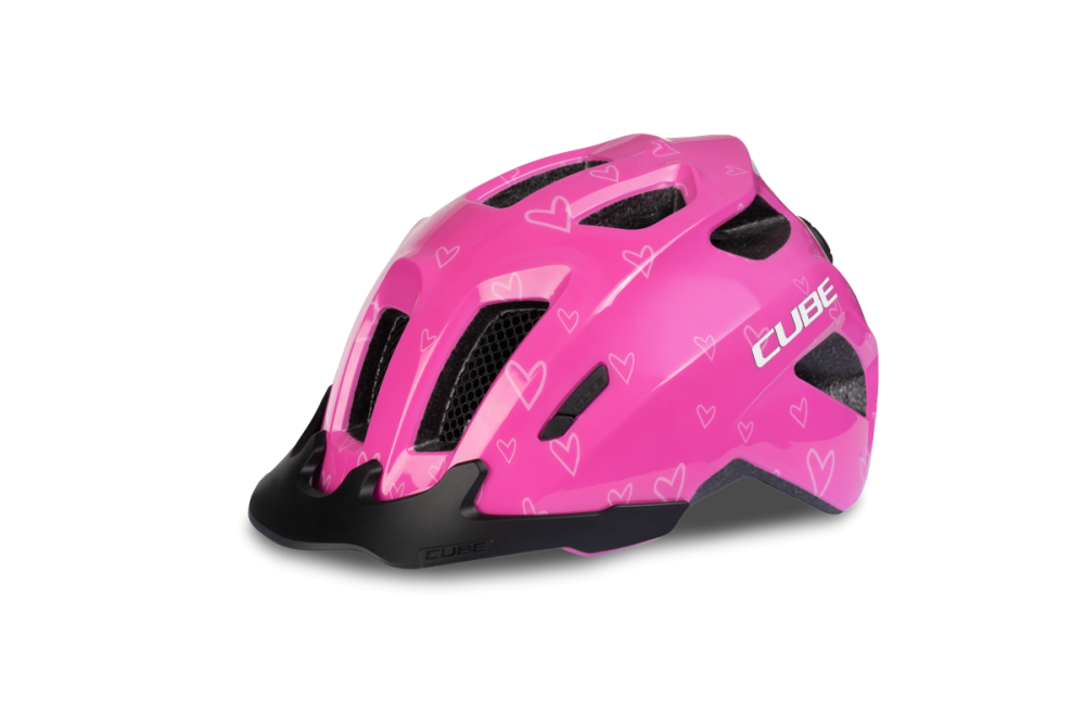 Cube Helm FINK pink XS (46-51)
