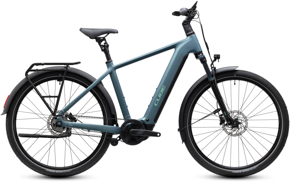 CUBE Touring Hybrid Deluxe SLX 800 / 58cm / greengranit´n´green